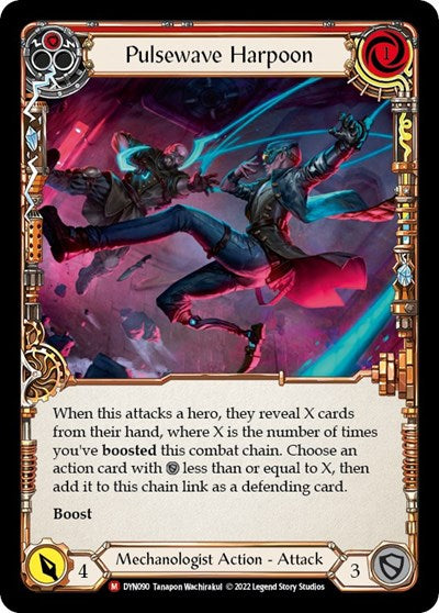Pulsewave Harpoon (DYN) #DYN090 Majestic (Near Mint) Dynasty Flesh and Blood TCG: 2022