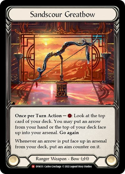 Sandscour Greatbow (DYN) #DYN151 Majestic Dynasty Flesh and Blood TCG: 2022