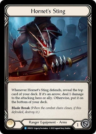 Hornets Sting (DYN) #DYN152 Rare Dynasty Flesh and Blood TCG: 2022