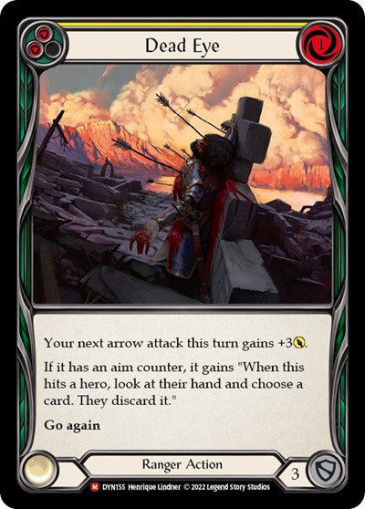 2022 Flesh & Blood TCG: Dynasty (DYN) - Dead Eye (#DYN155, Majestic) (Near Mint)