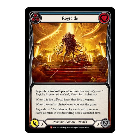 Regicide (DYN) #DYN121 Majestic (Near Mint) Dynasty Flesh and Blood TCG: 2022