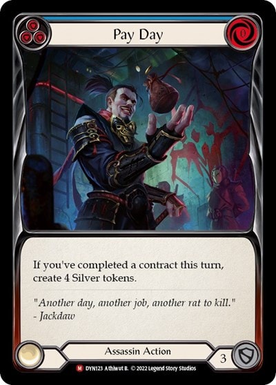 Pay Day (DYN) #DYN123 Majestic (Lightly Played) Dynasty Flesh and Blood TCG: 2022