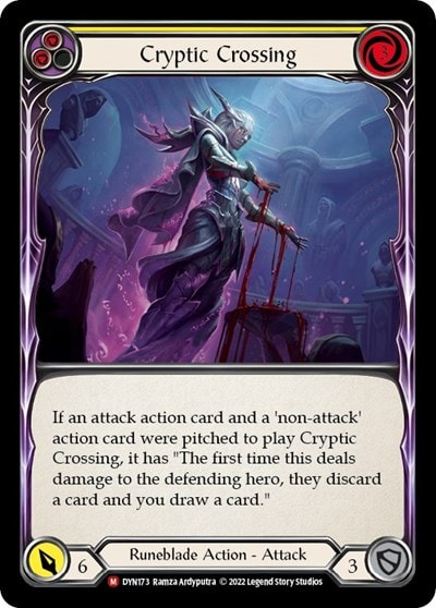 Cryptic Crossing (DYN) #DYN173 Majestic (Lightly Played) Dynasty Flesh and Blood TCG: 2022