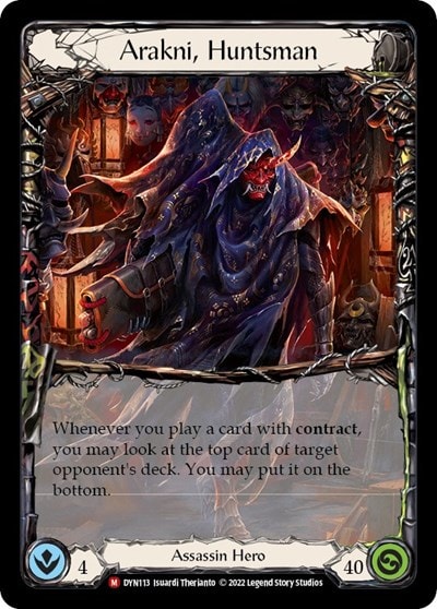 Arakni Huntsman (DYN) #DYN113 Majestic (Lightly Played) Dynasty Flesh and Blood TCG: 2022