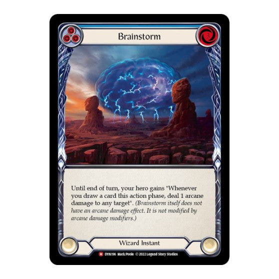 Brainstorm (DYN) #DYN196 Majestic (Lightly Played) Dynasty Flesh and Blood TCG: 2022