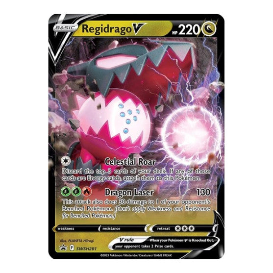 Regidrago V SWSH281 (SWSD) #SWSH281 Promo (Holofoil Near Mint) SWSH: Sword & Shield Promo Cards Pokemon: 2019