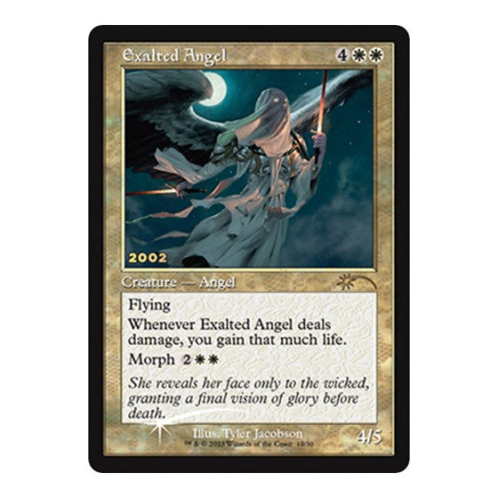 Exalted Angel (30A-P) #10 Promo (Foil Lightly Played) 30th Anniversary Promos Magic: The Gathering: 2022