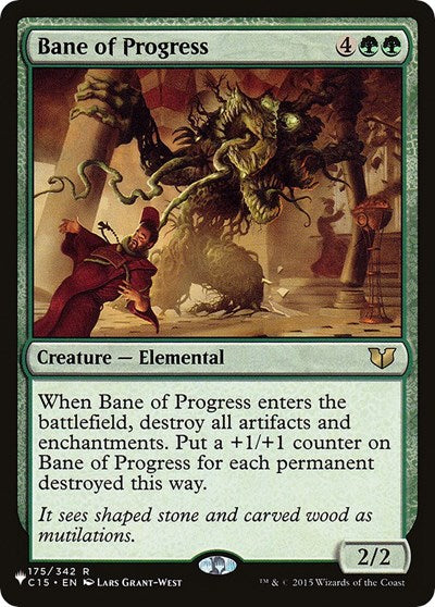 Bane of Progress (LIST) #C15-175 Rare (Near Mint) The List Reprints Magic: 2026