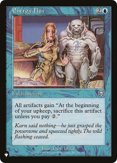 Energy Flux (LIST) #MMQ-78 Uncommon (Lightly Played) The List Reprints Magic: The Gathering: 2026