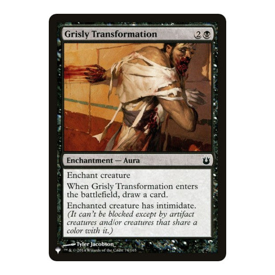 Grisly Transformation (LIST) #74/165 Common (Lightly Played) The List Reprints Magic: The Gathering: 2026