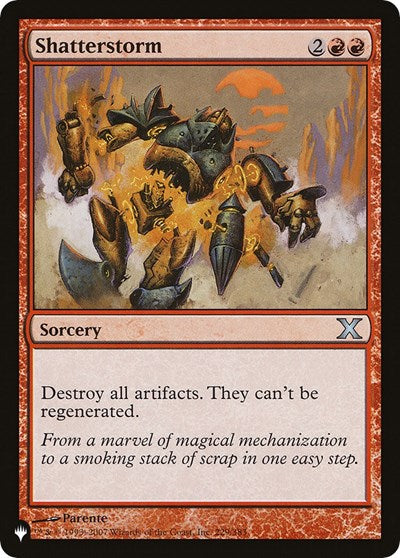 Shatterstorm (LIST) #10E-229 Uncommon (Moderately Played) The List Reprints Magic: 2026