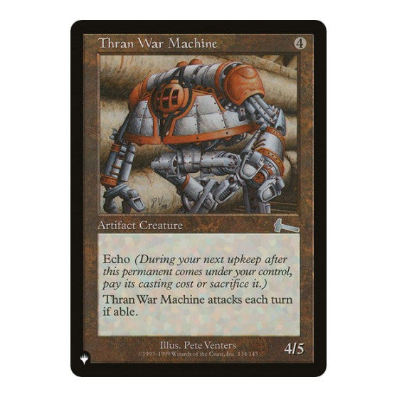 Thran War Machine (LIST) #134/143 Uncommon (Lightly Played) The List Reprints Magic: The Gathering: 2026