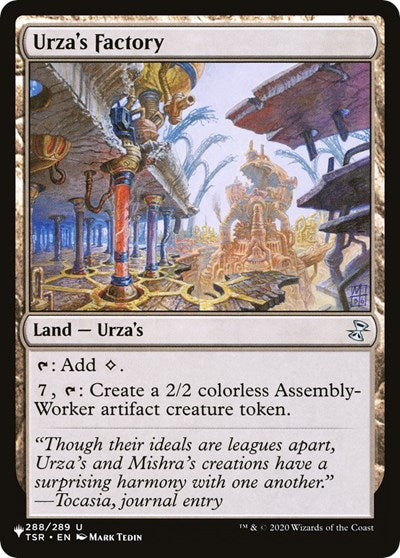 Urzas Factory (LIST) #TSR-288 Uncommon (Lightly Played) The List Reprints Magic: 2026