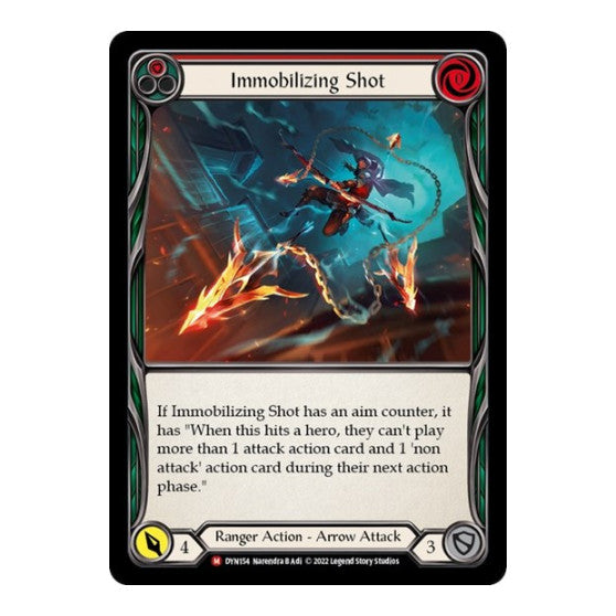Immobilizing Shot (DYN) #DYN154 Majestic Dynasty Flesh and Blood TCG: 2022