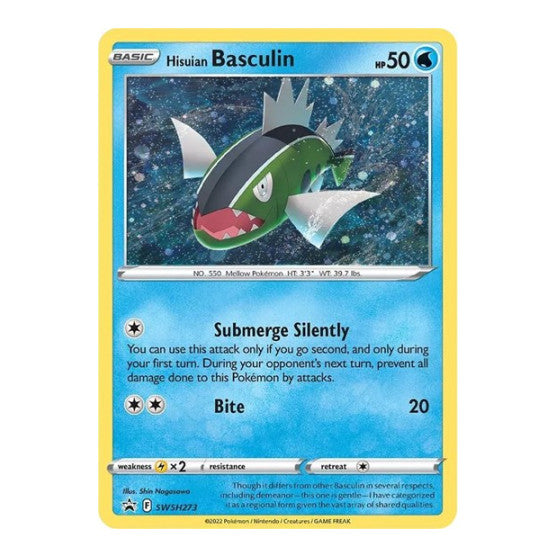 Hisuian Basculin - SWSH273 (SWSD) #SWSH273 Promo (Holofoil Lightly Played) SWSH: Sword & Shield Promo Cards Pokemon: 2019