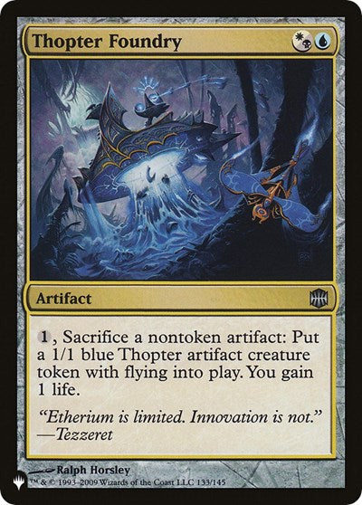 Thopter Foundry ARB (LIST) #ARB-133 Uncommon (Moderately Played) The List Reprints Magic: The Gathering: 2026