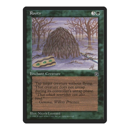 Roots (HML) #95 Uncommon (Moderately Played) Homelands Magic: The Gathering: 1995