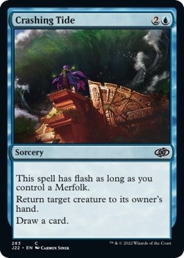 Crashing Tide (J22) #283 Common (Lightly Played) Jumpstart 2022 Magic: The Gathering: 2022