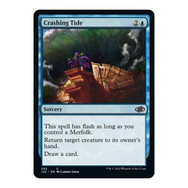 Crashing Tide (J22) #283 Common (Lightly Played) Jumpstart 2022 Magic: The Gathering: 2022