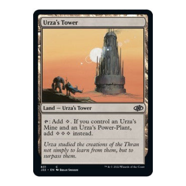 Urza's Tower (J22) #831 Common (Lightly Played) Jumpstart 2022 Magic: The Gathering: 2022