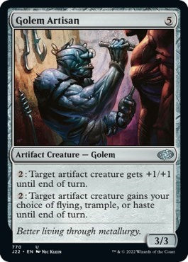Golem Artisan (J22) #770 Uncommon (Lightly Played) Jumpstart 2022 Magic: The Gathering: 2022