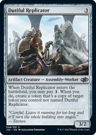 Dutiful Replicator (J22) #48 Common (Lightly Played) Jumpstart 2022 Magic: The Gathering: 2022