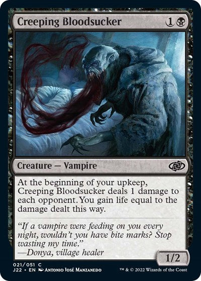 Creeping Bloodsucker (J22) #21 Common (Moderately Played) Jumpstart 2022 Magic: The Gathering: 2022