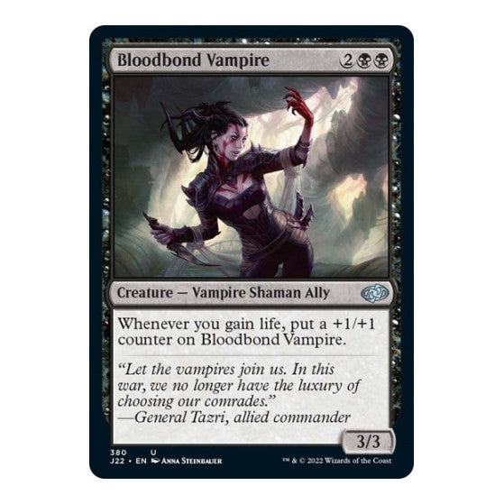 Bloodbond Vampire (J22) #380 Uncommon (Lightly Played) Jumpstart 2022 Magic: The Gathering: 2022
