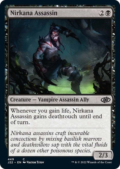 Nirkana Assassin (J22) #449 Common (Moderately Played) Jumpstart 2022 Magic: The Gathering: 2022