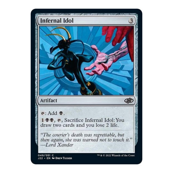 Infernal Idol (J22) #49 Common (Lightly Played) Jumpstart 2022 Magic: The Gathering: 2022