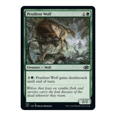 Pestilent Wolf (J22) #705 Common (Lightly Played) Jumpstart 2022 Magic: The Gathering: 2022