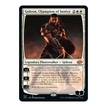 Gideon Champion of Justice (J22) #189 Mythic Rare Jumpstart 2022 Magic: The Gathering: 2022