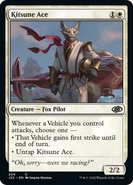 Kitsune Ace (J22) #204 Common (Lightly Played) Jumpstart 2022 Magic: The Gathering: 2022