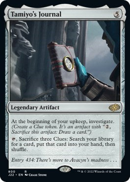 Tamiyo's Journal (J22) #800 Rare (Lightly Played) Jumpstart 2022 Magic: The Gathering: 2022
