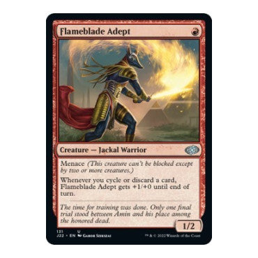 Flameblade Adept (J22) #131 Uncommon (Lightly Played) Jumpstart 2022 Magic: The Gathering: 2022