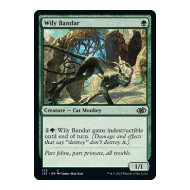 Wily Bandar (J22) #739 Common (Lightly Played) Jumpstart 2022 Magic: The Gathering: 2022