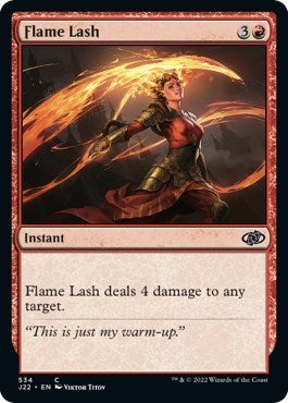 Flame Lash (J22) #534 Common (Lightly Played) Jumpstart 2022 Magic: The Gathering: 2022