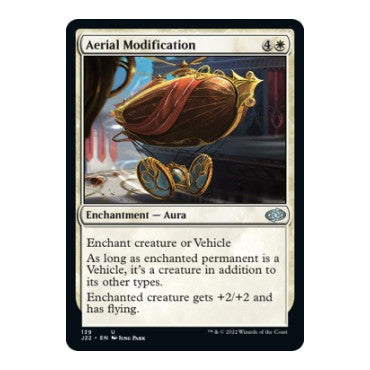 Aerial Modification (J22) #139 Uncommon (Lightly Played) Jumpstart 2022 Magic: The Gathering: 2022