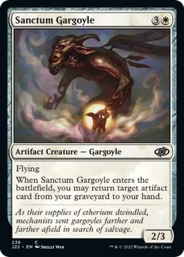 Sanctum Gargoyle (J22) #236 Common (Lightly Played) Jumpstart 2022 Magic: The Gathering: 2022