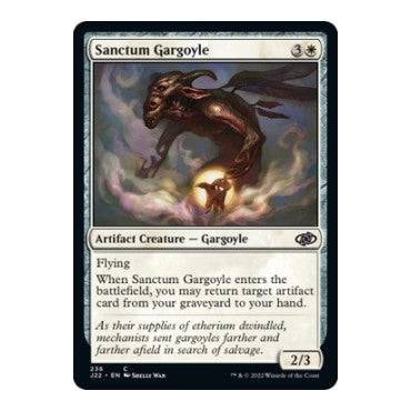 Sanctum Gargoyle (J22) #236 Common (Lightly Played) Jumpstart 2022 Magic: The Gathering: 2022