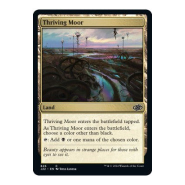 Thriving Moor (J22) #826 Common (Lightly Played) Jumpstart 2022 Magic: The Gathering: 2022