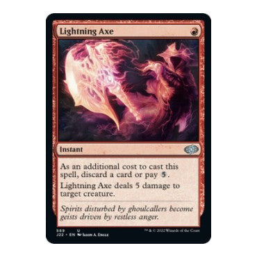 Lightning Axe (J22) #569 Uncommon (Lightly Played) Jumpstart 2022 Magic: The Gathering: 2022