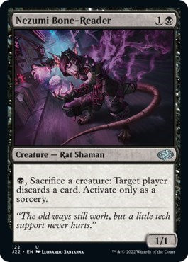 Nezumi Bone-Reader (J22) #122 Uncommon (Lightly Played) Jumpstart 2022 Magic: The Gathering: 2022