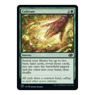 Cultivate (J22) #644 Common (Lightly Played) Jumpstart 2022 Magic: The Gathering: 2022