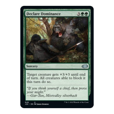 Declare Dominance (J22) #646 Uncommon (Lightly Played) Jumpstart 2022 Magic: The Gathering: 2022