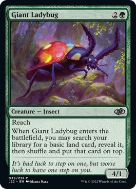 Giant Ladybug (J22) #39 Common (Lightly Played) Jumpstart 2022 Magic: The Gathering: 2022
