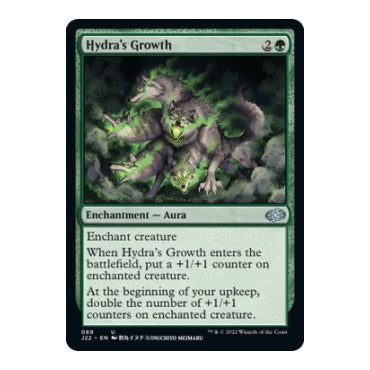 Hydras Growth (J22) #89 Uncommon (Lightly Played) Jumpstart 2022 Magic: The Gathering: 2022