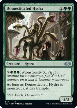 Domesticated Hydra (J22) #647 Uncommon (Lightly Played) Jumpstart 2022 Magic: The Gathering: 2022