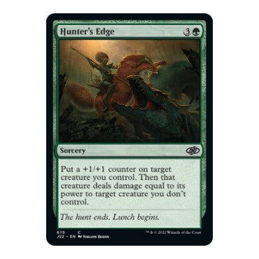 Hunters Edge (J22) #675 Common (Lightly Played) Jumpstart 2022 Magic: The Gathering: 2022