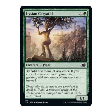 Ilysian Caryatid (J22) #676 Common (Lightly Played) Jumpstart 2022 Magic: The Gathering: 2022